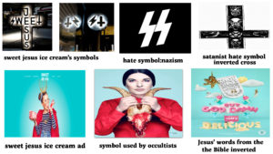 sweet jesus, ice cream, sweet jesus, occult, satanism