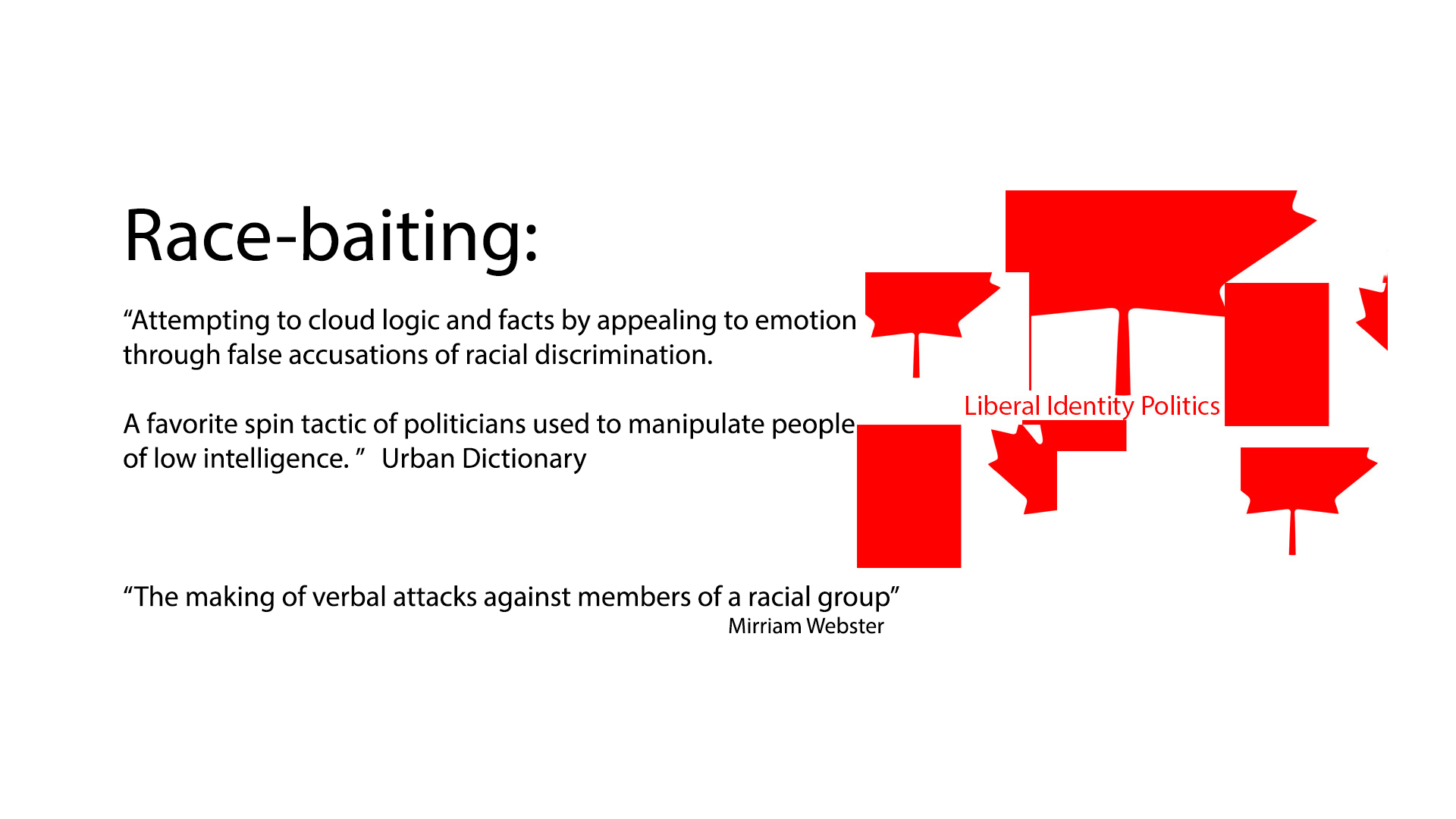 Race Baiting: A Script of Muslim Activists?