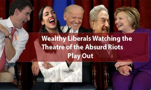Wealthy Liberals Watching the Theater of the Absurd