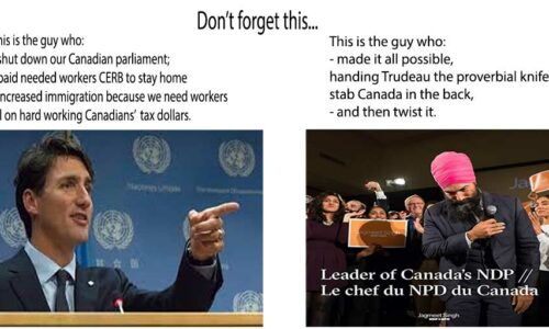 Don’t Forget What Trudeau & Singh Did to Canada Next Election