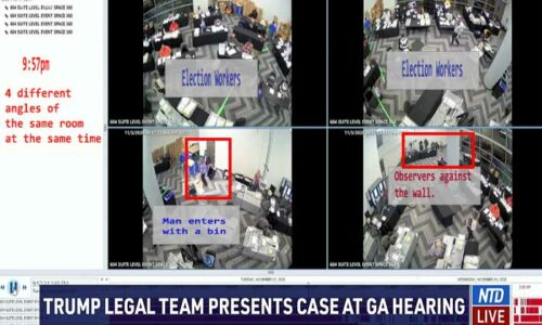 Time Stamp Sequence of Georgia Election Fraud Video