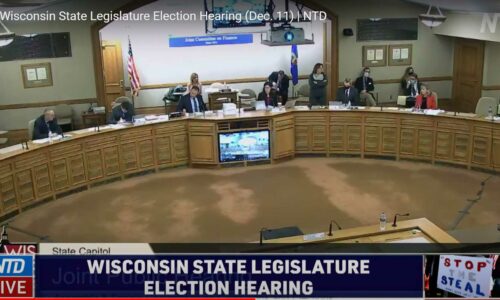 The Democrat Municipal Worker Exchange with Republican State Senators on Swing State Election Fraud Issues