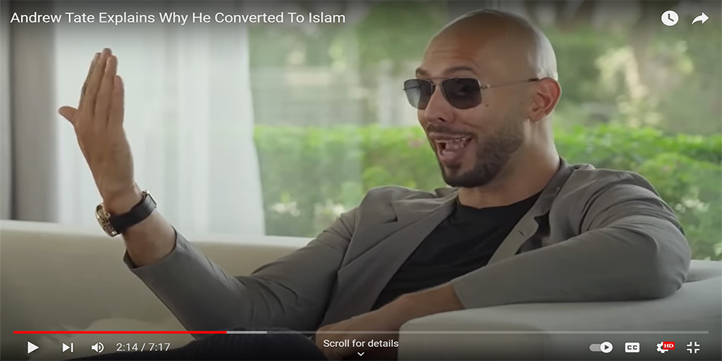 Andrew Tate Is a Warning to Christians, Maybe Even a Warm Up for the Big Deception